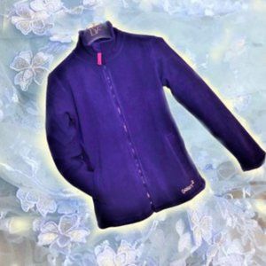 GELERT Purple Fleece Jacket Zip Closure Kids Size 12 Made in Canada New with Tag